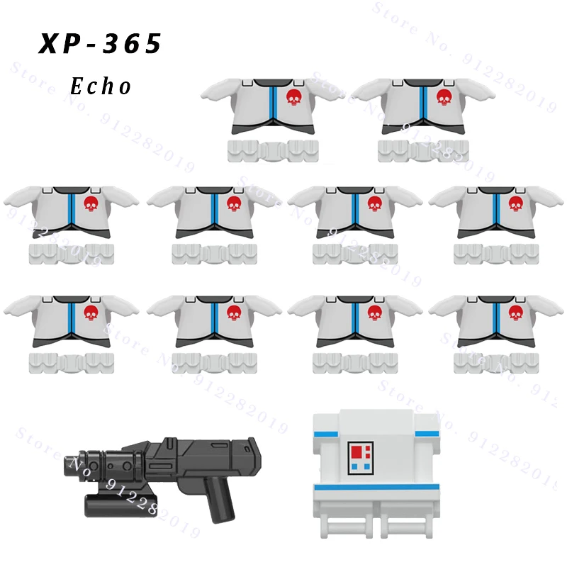 10 шт./лот клон Force 99 Cody 501st легиона часы смерти Клон солдат строительные блоки