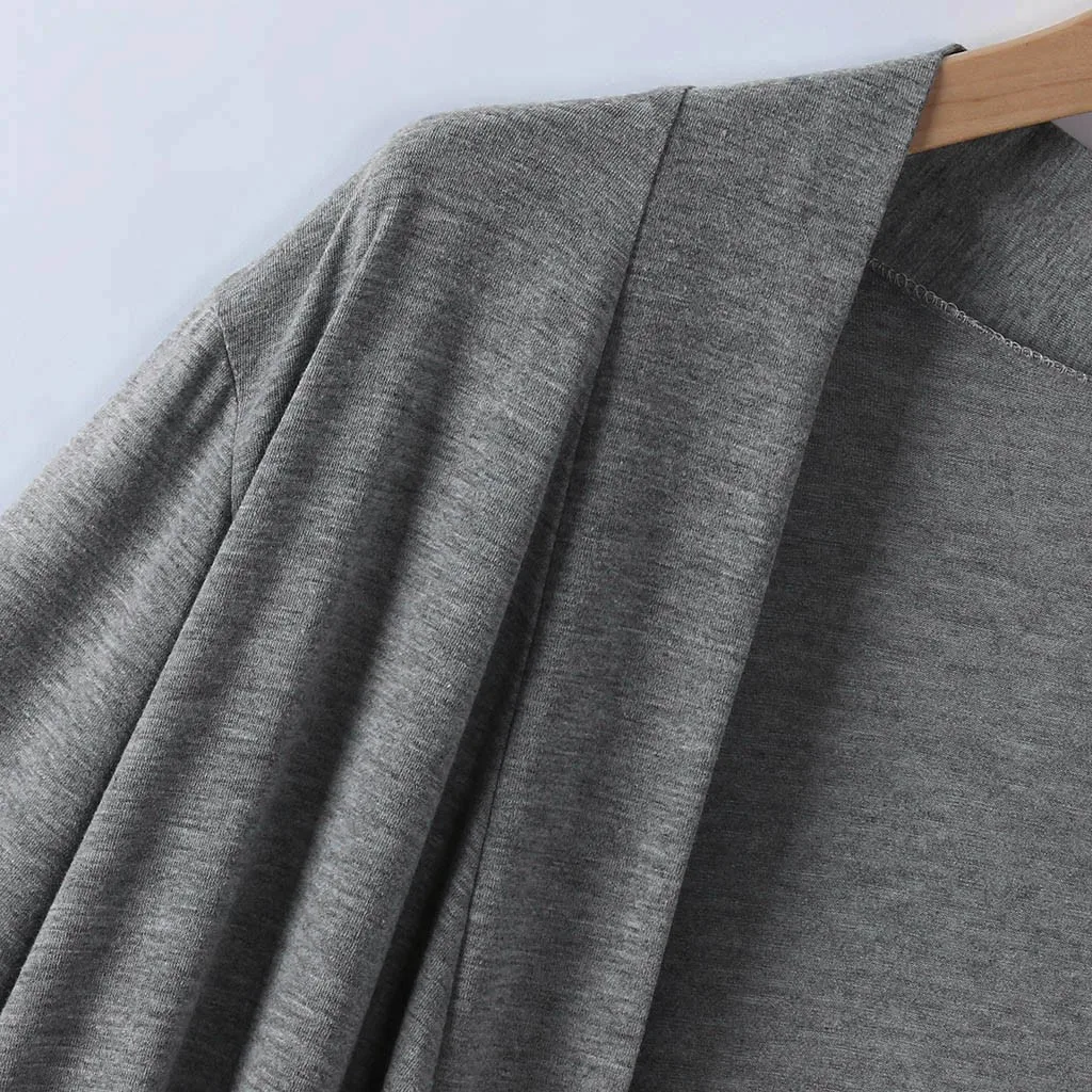 SAGACE осеннее женское банное кимоно с длинным рукавом v-образным вырезом и поясом