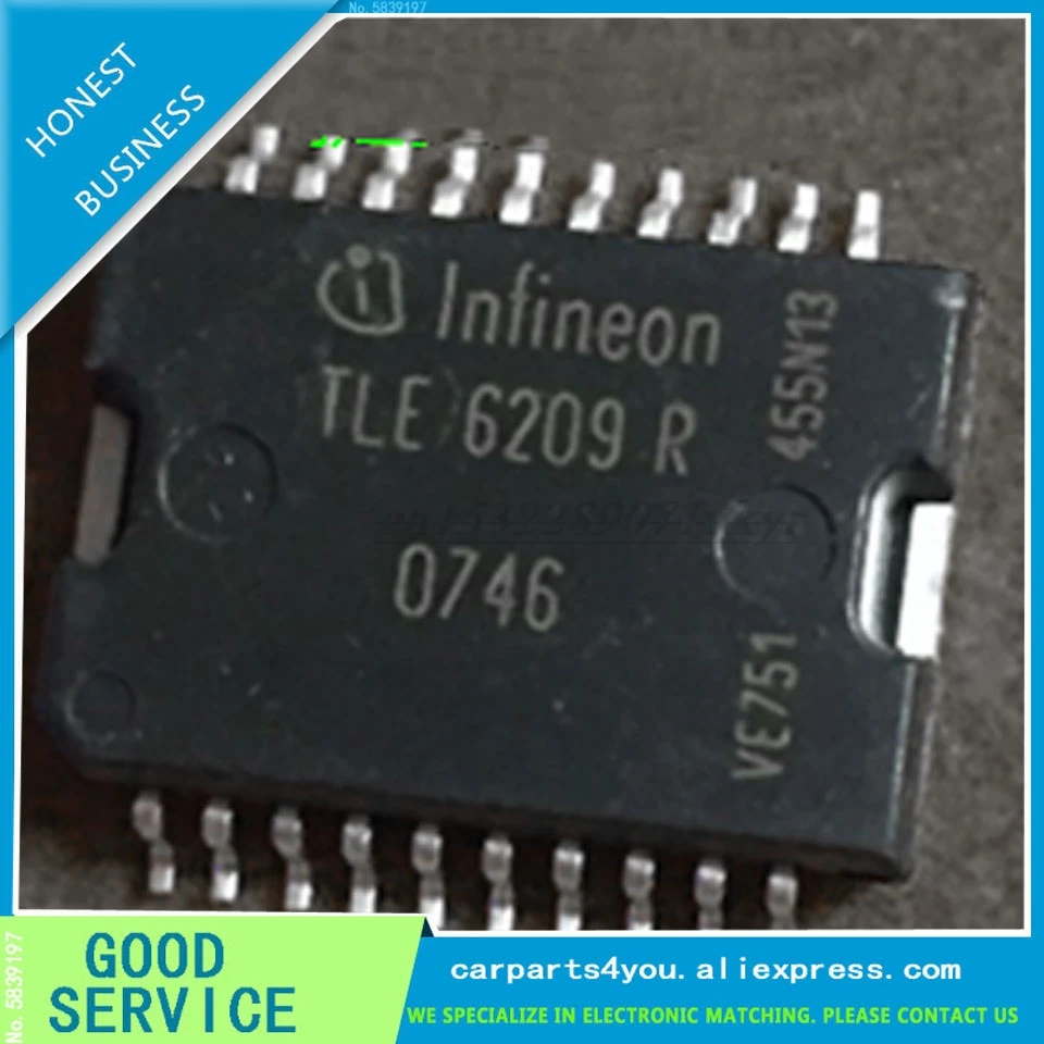 Автомобильные чипы TLE6209R для автомобильного электронного управления дроссельной