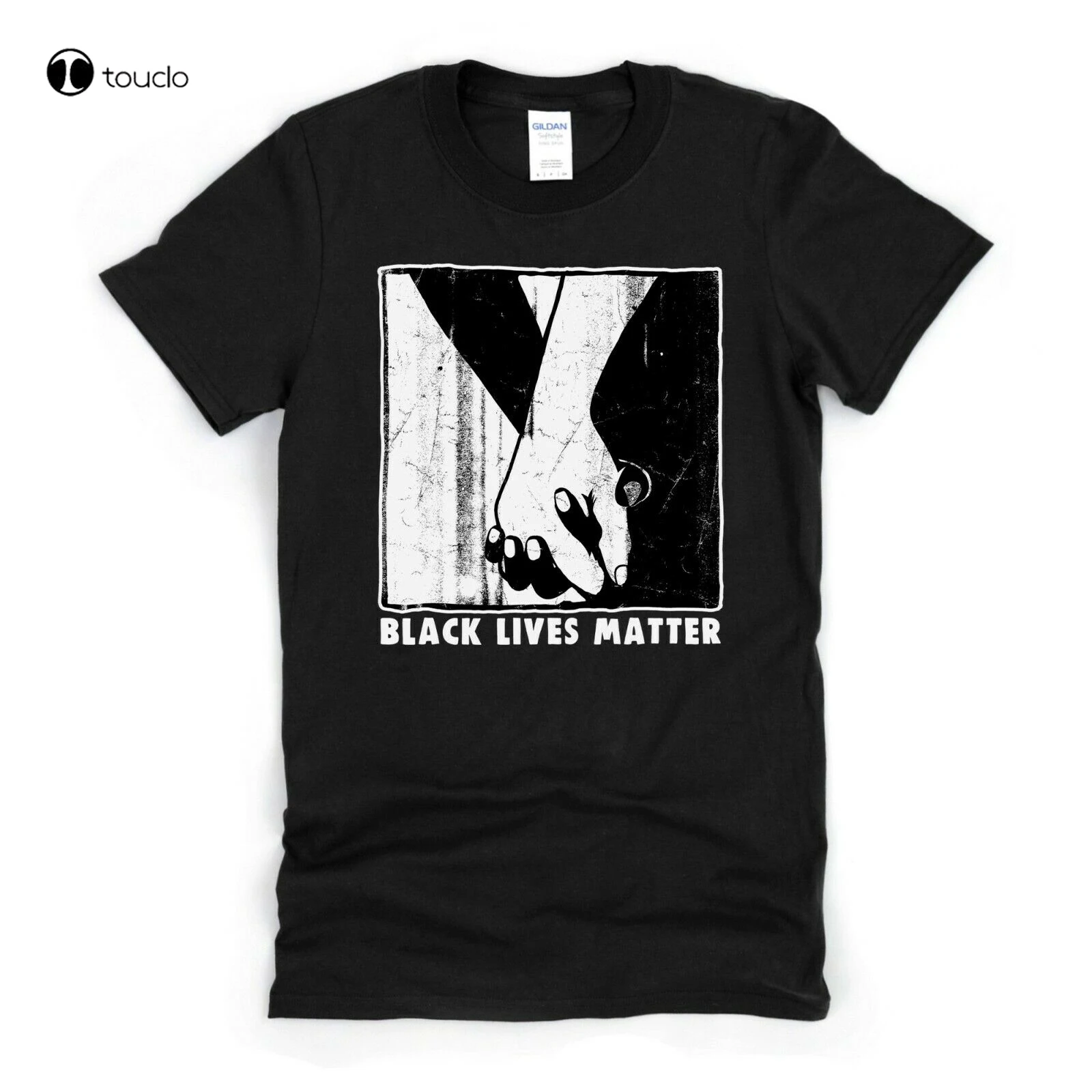 

Black Lives Matter Power Fist T Shirt George Floyd BLM Protest Tee for Women Men