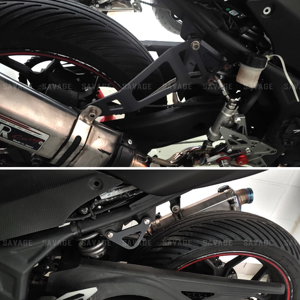 Задних ног гашения пластин для YAMAHA MT 03 25 YZF R25 R3 2014 2021 19 18 17 16 15 мотогонок крюк