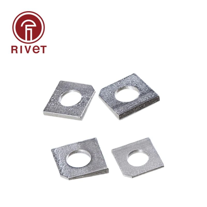 

316 A4-70 GB853 DIN434 M6 M10 M12 M16 M20 M24 Washers Stainless Steel Square Taper Washers For Slot Section Free Shipping