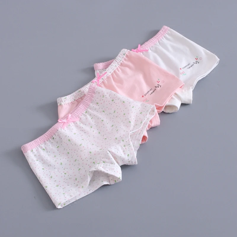 Girls panties  100% cotton panties panties  version 1-12 years old 3pcs panties for girls CHU001