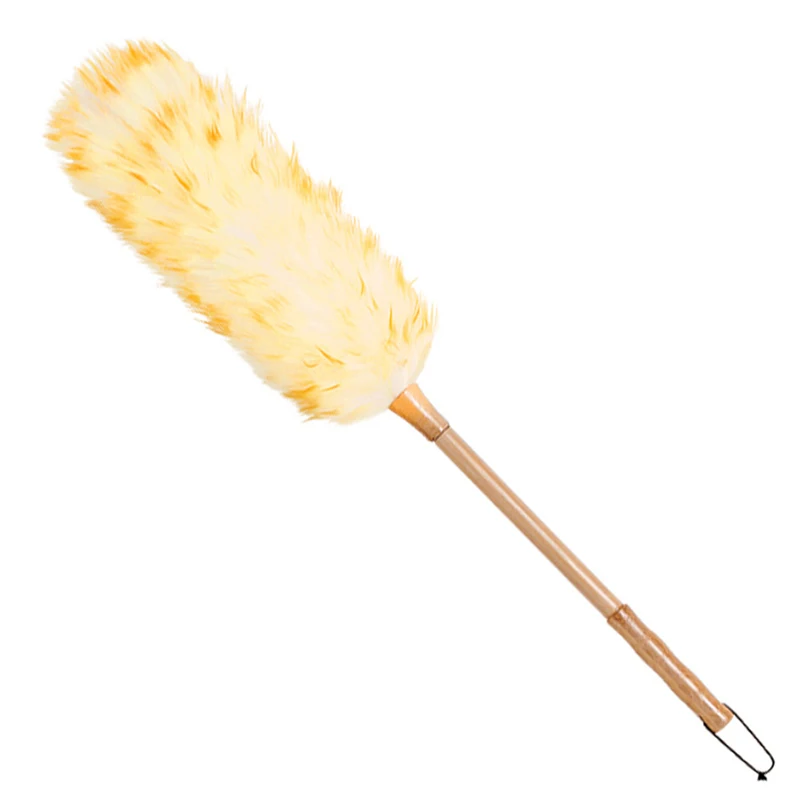 Длинная деревянная ручка бытовая пыль мягкая Антистатическая мебель овечья