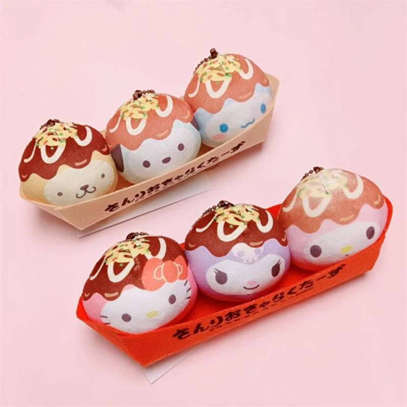 

Kawaii Sanrio плюшевые игрушки Kuromi Holle Kitty My Melody милые мягкие 6 см плюшевые брелки для рюкзака Подвеска декоративные Игрушки для девочек