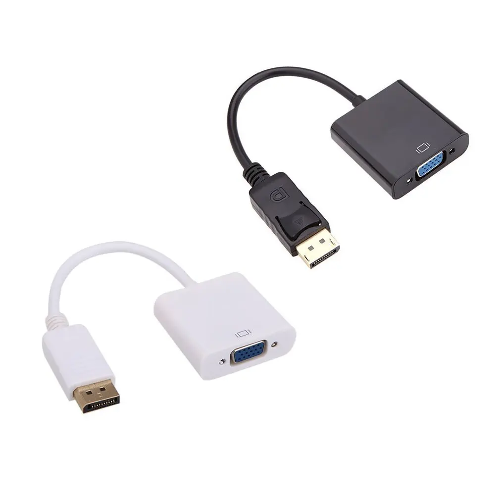 Стандартный DP в VGA конвертер Displayport адаптер кабель подключен ТВ проекционный