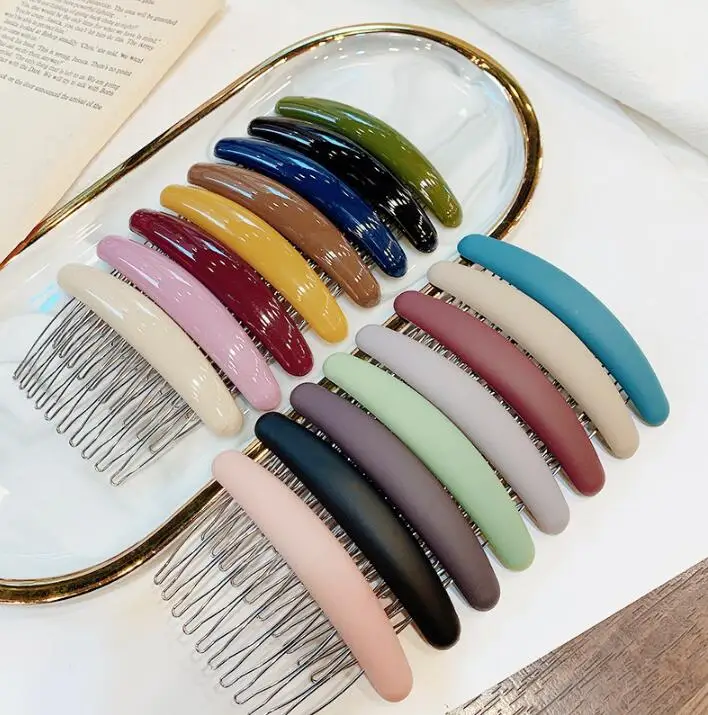 Корейские Акриловые Мода темперамент non-slip давления волос вставить гребень