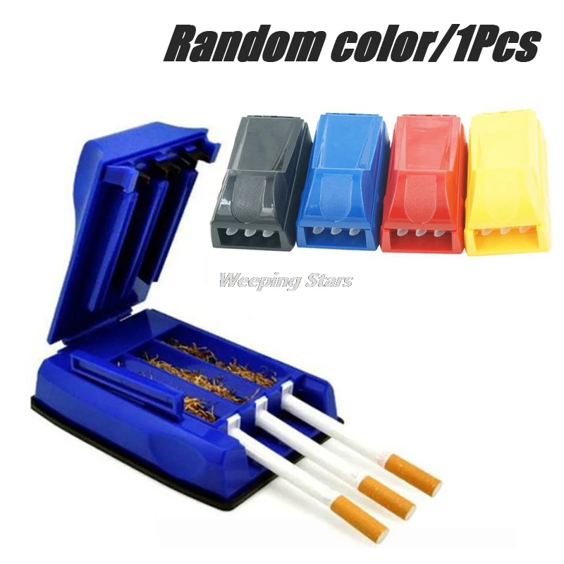 

Manual Triple Tobacco Cigarette Rolling Tube Injector Machine Maker Mini Plastic Three-tube Manual Cigarette Maker