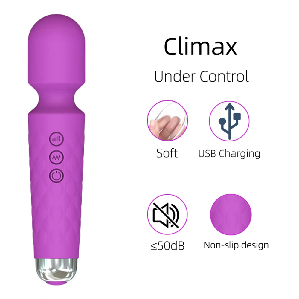 Мощный Секс инструмент для женщин G Spot мастурбатор USB фаллоимитатор AV вибратор