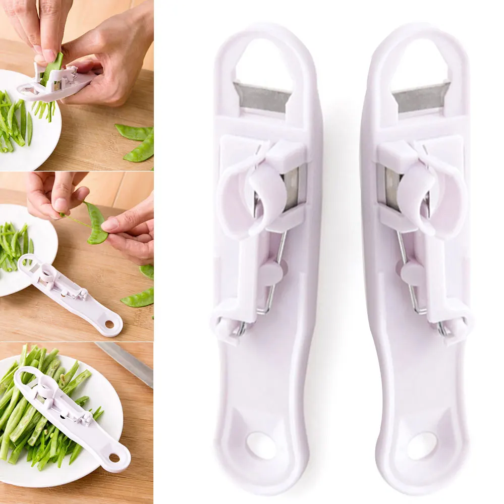 Французский стиль зеленая фасоль овощерезка резак Стрингер для удаления