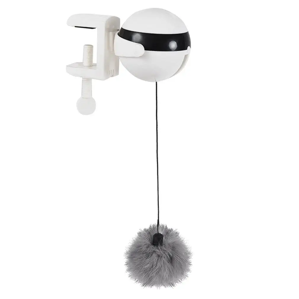 

Новинка, Электрический шарик-тизер для кошек, игрушка с автоматическим подъемом, пружинный стержень, Интерактивная головоломка-шарик для п...