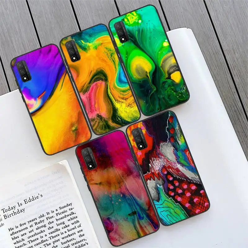 

Abstract paint Phone Case For Samsung Galaxy J7 J8 J4 J5 J2 J6 note 5 8 7 9 10 prime lite Cover Fundas Coque