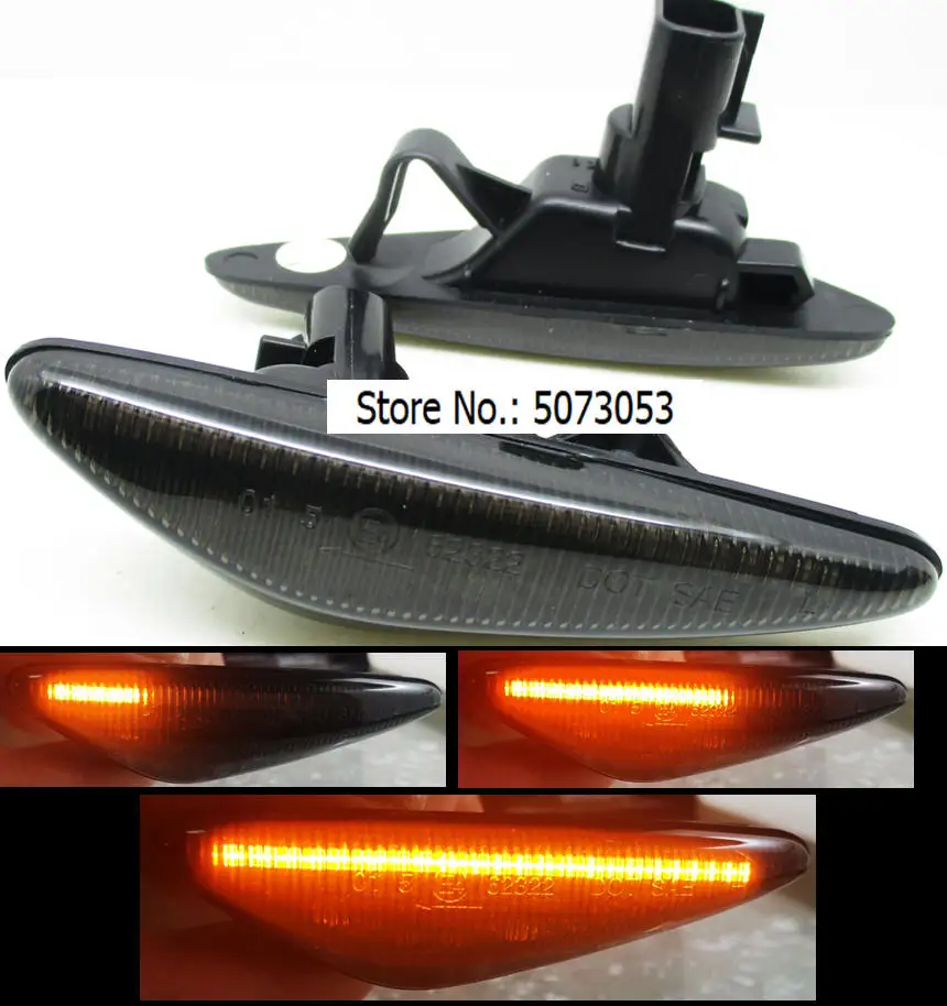 2 шт. Динамический светодиодный боковой маркер указатель поворота для Mazda 6 Atenza