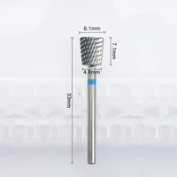 easy nail new nail drill bits 332 tornado carbide bit milling cutters for manicure pedicure nails accessories tools