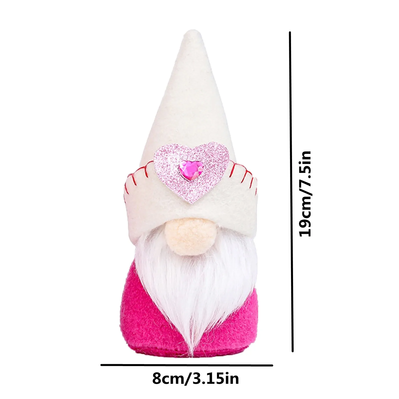 Семейная Рождественская Скандинавская шляпа с острым носком без лица гном Санта