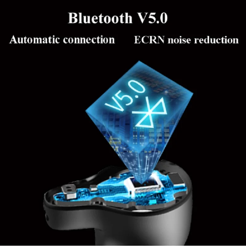 TWS Bluetooth 5,0 QCC Hifi настоящие беспроводные наушники, наушники, 3D стерео басы с уменьшением шума, сенсорное управление, спортивные наушники