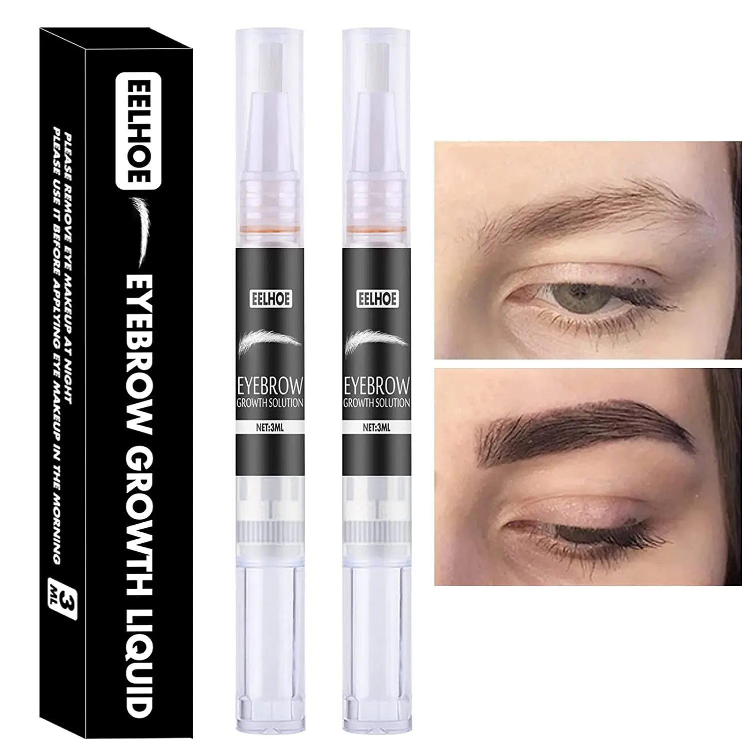 

3ml Stronger Eyebrow Growth Fluid Thicker Healthier Nourishing Brow Enhancing Serum Eyebrow Enhancer Natural