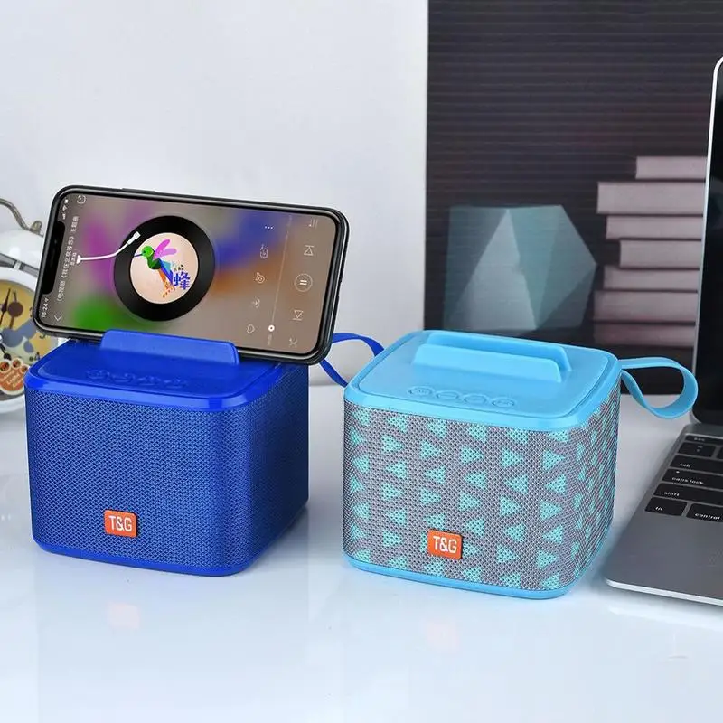 Bluetooth динамик с мобильный телефон функцией подставки куб две трубы высокое