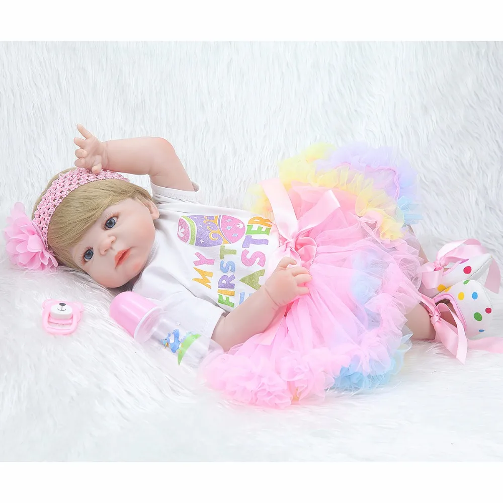 Куклы Новорожденные силиконовые 55 см реалистичные мягкие и удобные