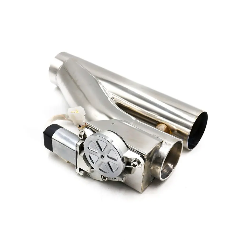 

Single Opening Integrated Y-type Exhaust Valve Electric Exhaust Downpipe Electronic Stop Valve Remote Control