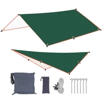 4x3m 3x3m awning waterproof tarp tent shade ultralight garden canopy sunshade outdoor camping hammock rain fly beach sun shelter