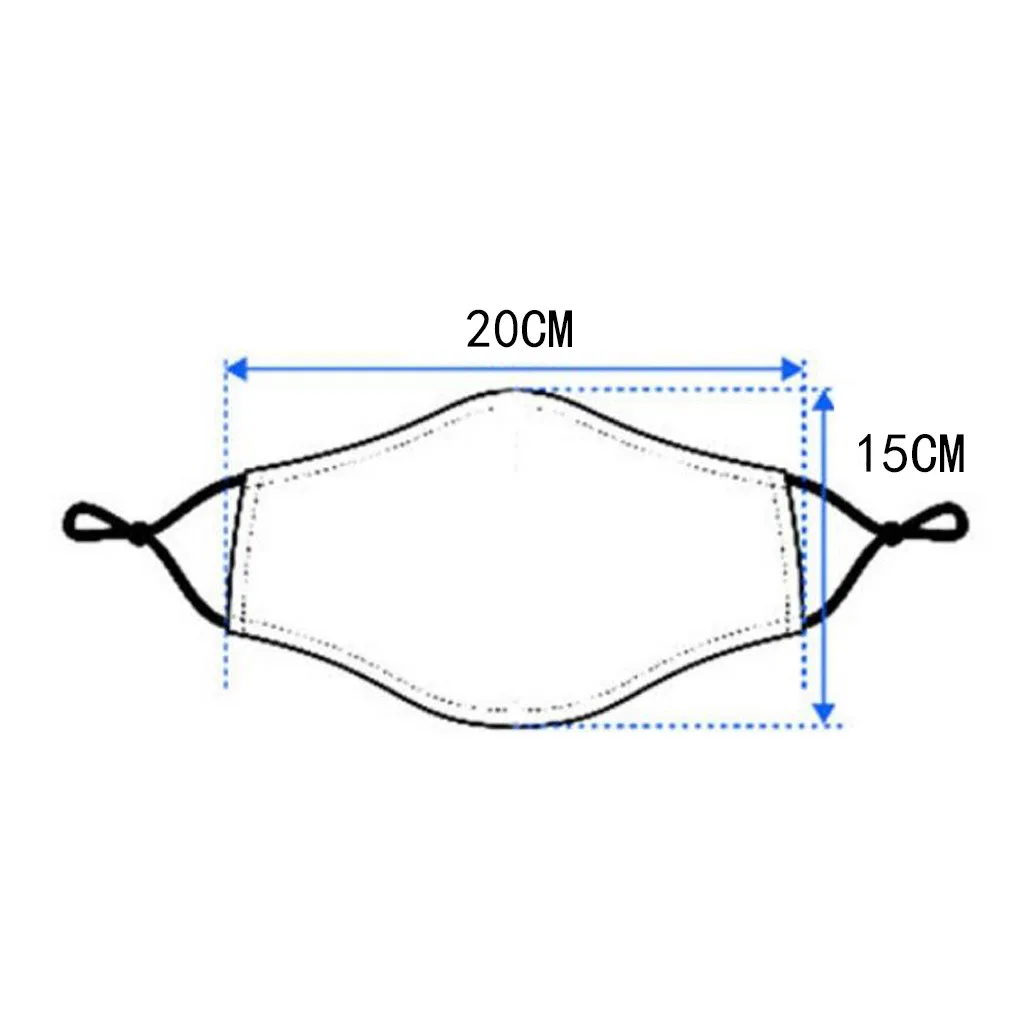 Маска многоразовая унисекс с принтом коров и животных моющаяся дышащая