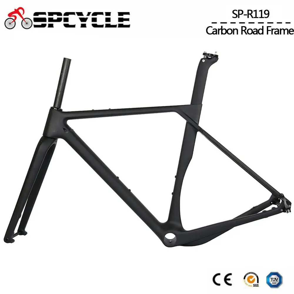 700C карбоновая рама для дорожного велосипеда гравия дисковый тормоз внутренний