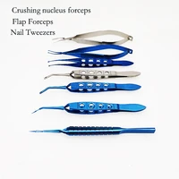 ophthalmology microscope instruments crystal nucleus crusher 1214 straight curved reverse nucleus crusher forceps