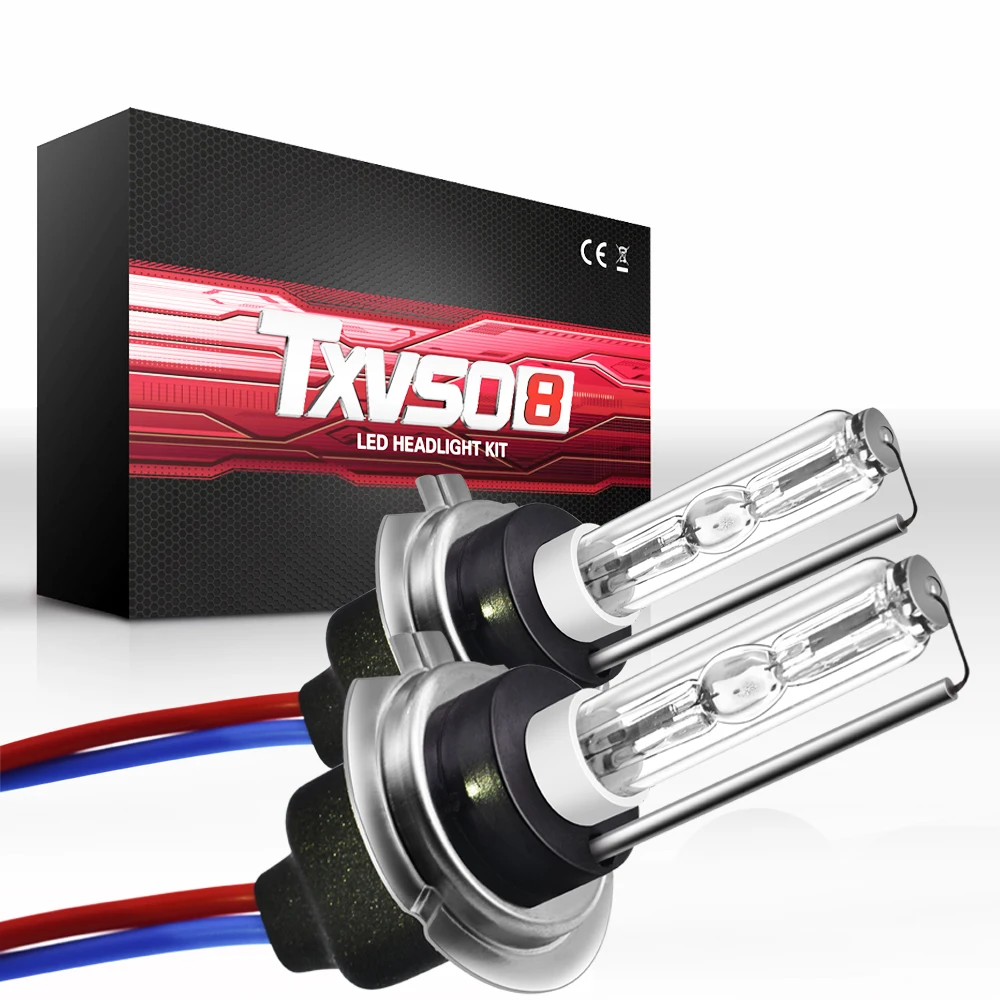 TXVSO8 2020 Ксеноновые H7 HID комплект 35 Вт/55 Вт Автомобильные фары лампы 12 В 4300K 5000K 6000K 8000K