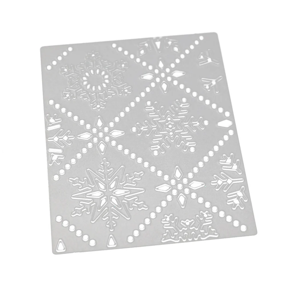 Рождественские снежинки новые металлические высекальные штампы для рукоделия
