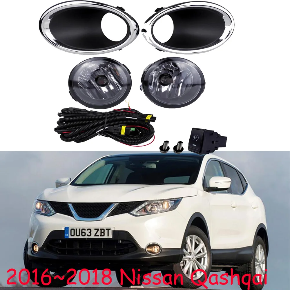 Автомобильный БАМПЕР фара для Nissan Qashqai противотуманная 2016 ~ 2018y галогенная лампа