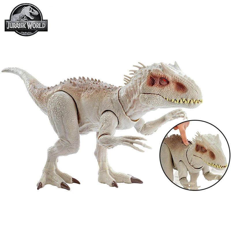 

Оригинальный динозавр «Мир Юрского периода» Mattel, игрушка-динозавр Kill 'N De Indominus Rex, звуковые эффекты, подарок на день рождения для мальчиков, л...