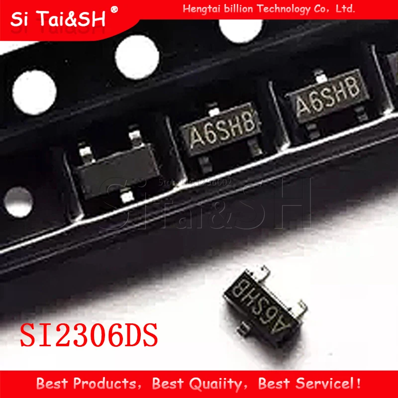 50 шт. SI2306DS SOT23 SI2306 SMD SOT 23 N Channel 30 V (D S) MOSFET Новый и оригинальный|Интегральные схемы| |