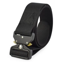 tactical belt men adjustable heavy duty army military waist belts metal buckle nylon belt outdoor sport training hunting belts