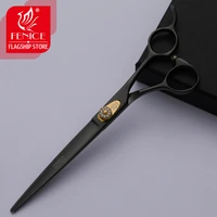 fenice scissors dog black 7 07 58 0 inch professional grooming scissor sharp straight shears black japan 440c