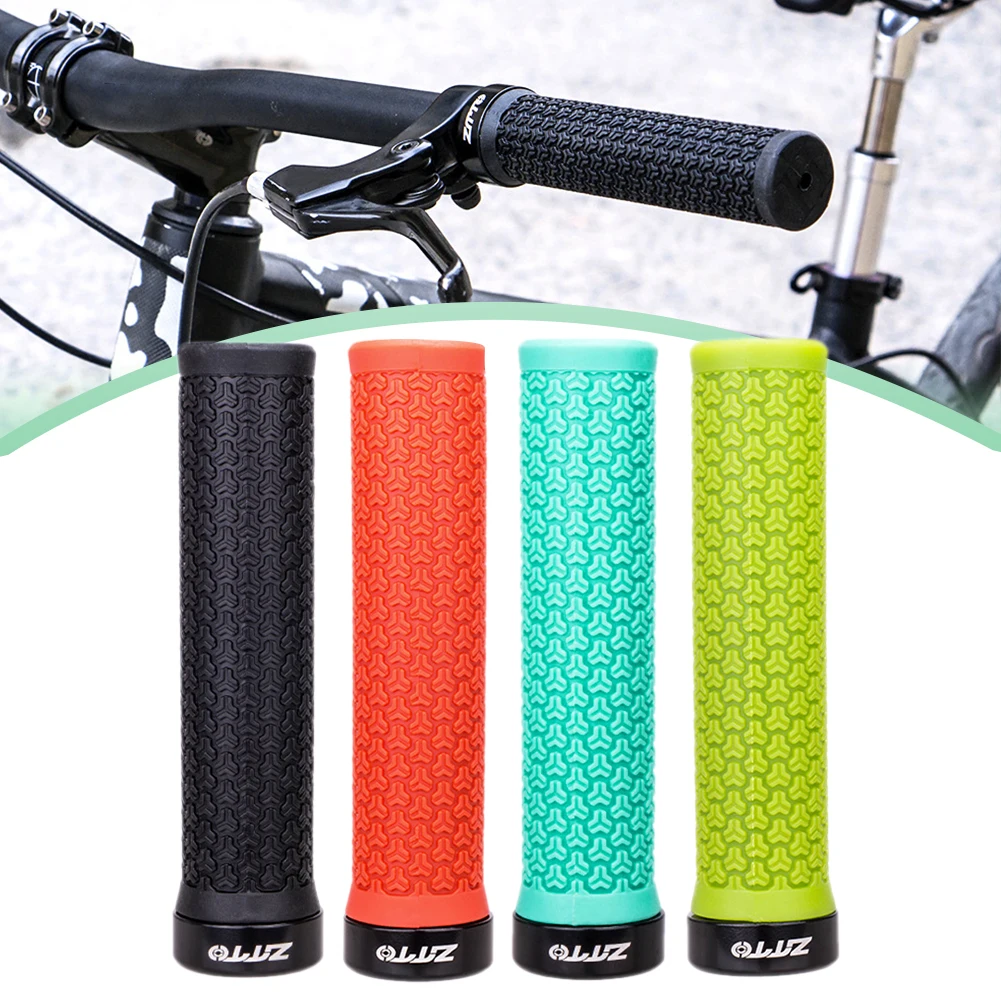 

1 Pair Bicycle Handlebar Cover Grips Rubber Soft Anti-Skid Cycling Bike Grips MTB Mountain Road Bike Lock on Handle End Grips