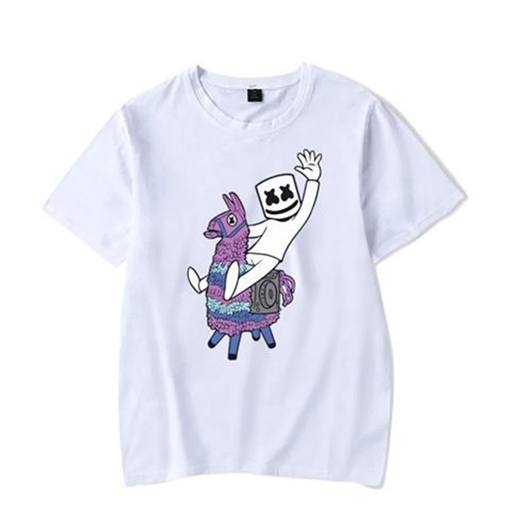 Marshmello футболка с круглым воротником и коротким рукавом электро акустическая