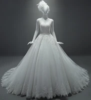 real sample wedding dresses 2019 see through cap sleeves lace appliques wedding dress ball gown vestido de noiva casamento