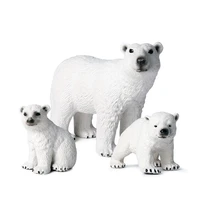 sea animals figurines polar bears models enlightenment toys furnishings boys gifts home entertainment