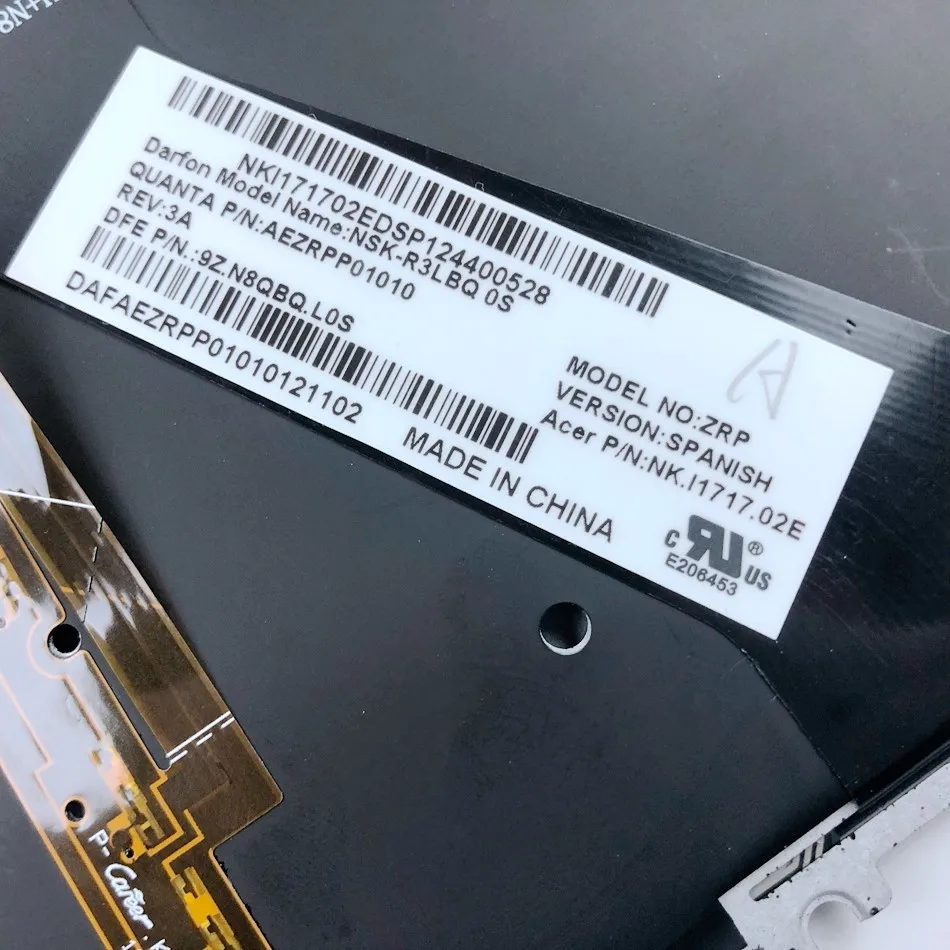 UK& испанская клавиатура с подсветкой для acer V5-571 Aspire V5-531 V5 V5-531G V5-551 V5-551G V5-571P V5-531P UK& SP макета