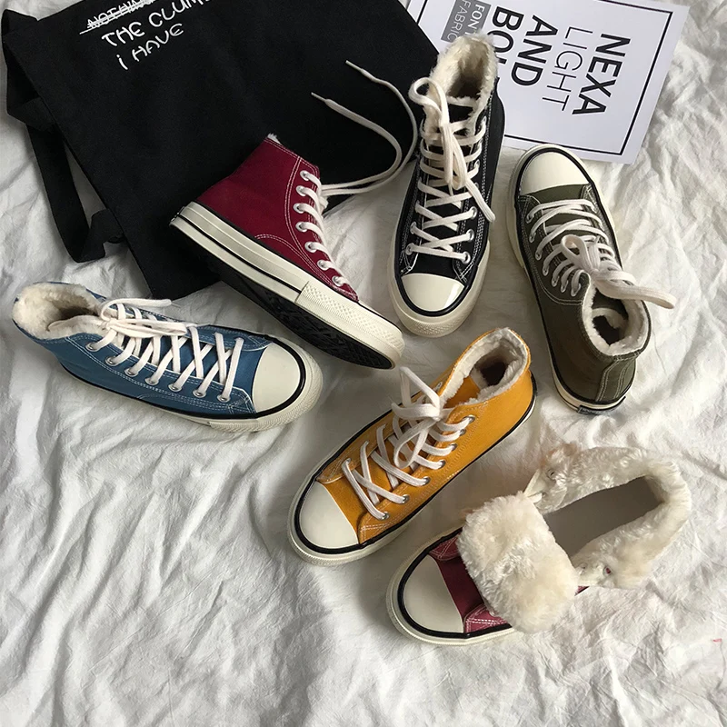 Женская обувь на меху теплая Повседневная дышащая Tenis Feminino Zapatos Mujer зима