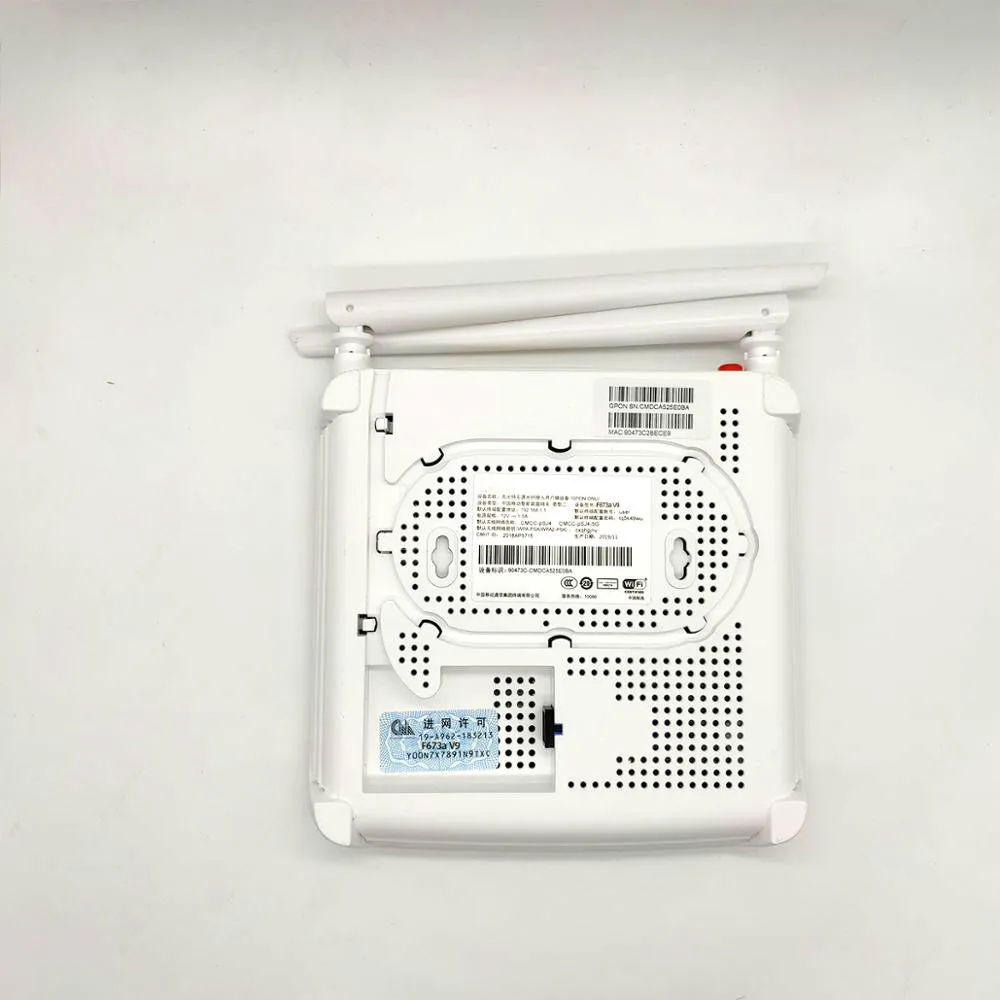 

100% new Gpon onu F637av9 4GE WLAN 2.4G5G Dual WIFI Router AND 1TEL 2USB Epon ONT Ftth Optical network terminal Home fiber optic