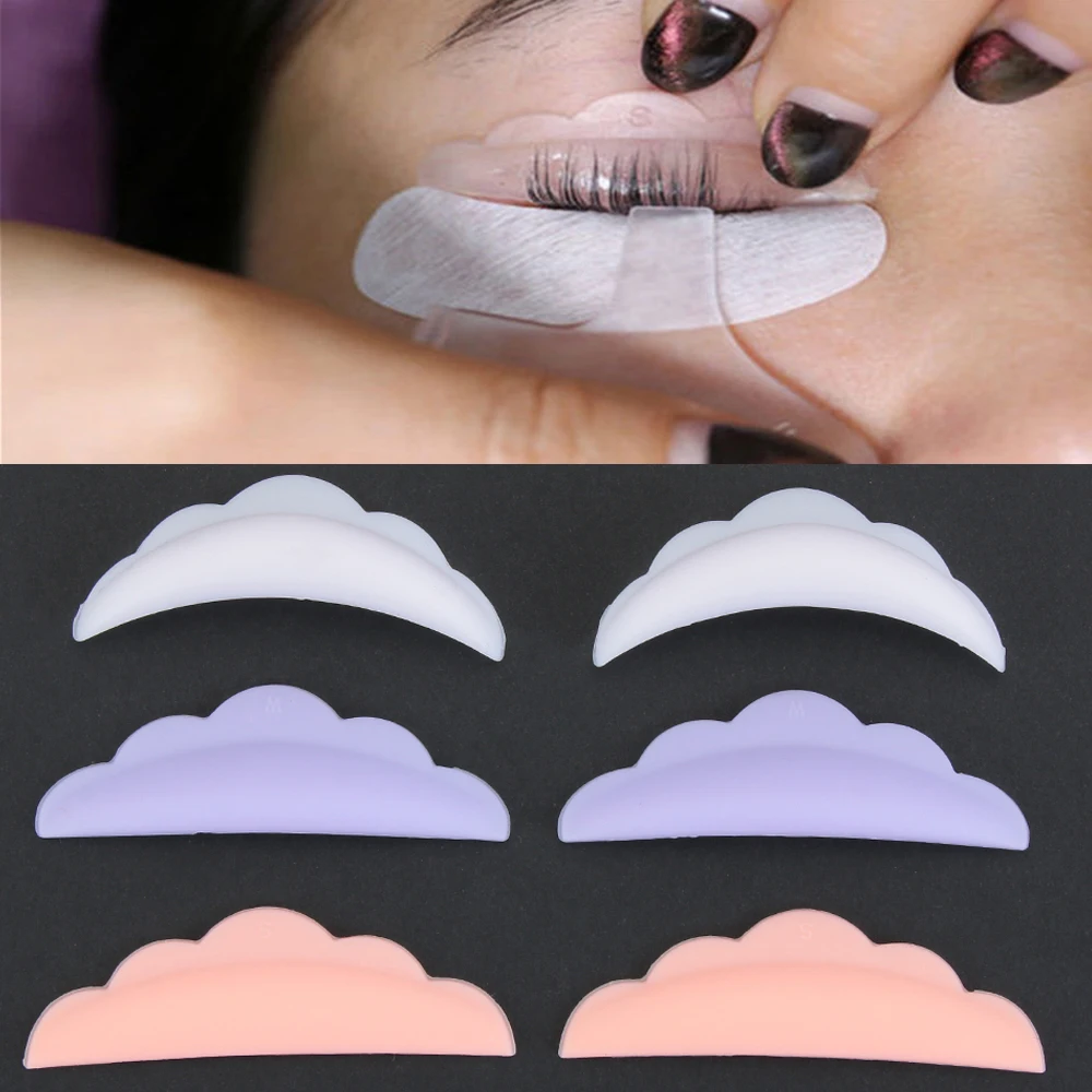Силиконовые накладки для наращивания ресниц 3 пары подтяжки ресниц| |