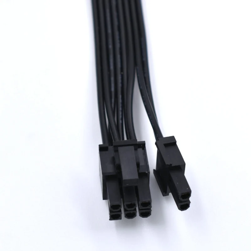 100 шт./лот двойная видеокарта Molex 4 pin до 8(6 + 2)Pin PCI Express Pci e ATX PSU адаптер питания 18AWG