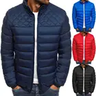 Мужская осенняя куртка в шотландскую клетку, однотонная ветрозащитная куртка, верхняя одежда, новинка зимнего сезона 2021