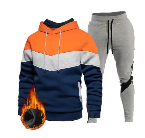 

Men's sportswear suit, hooded sweatshirt, pants, casual sportswear, men's sweatshirt, jogging pants 2021