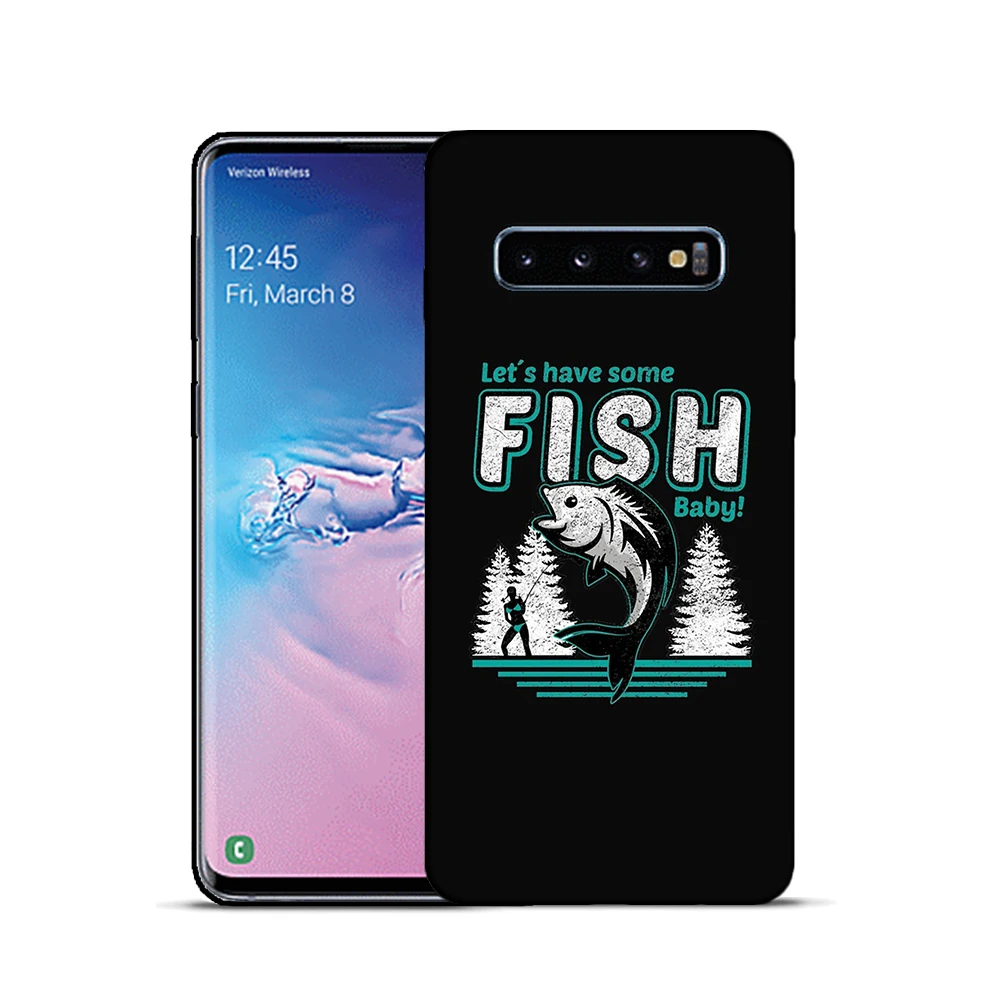 Милый мультяшный чехол с изображением утки рыбы червя для Samsung Galaxy S20 Plus Ultra 5G S10E S7