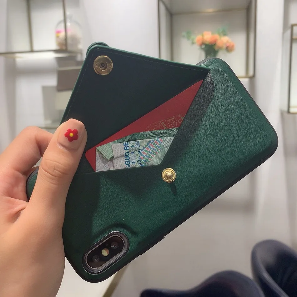 Для iPhone XR 11 Pro X XS MAX Модный кошелек с сердечком из искусственной кожи с отделениями для карт чехол для телефона для iPhone 8 6s 6 7 Plus силиконовый чехол
