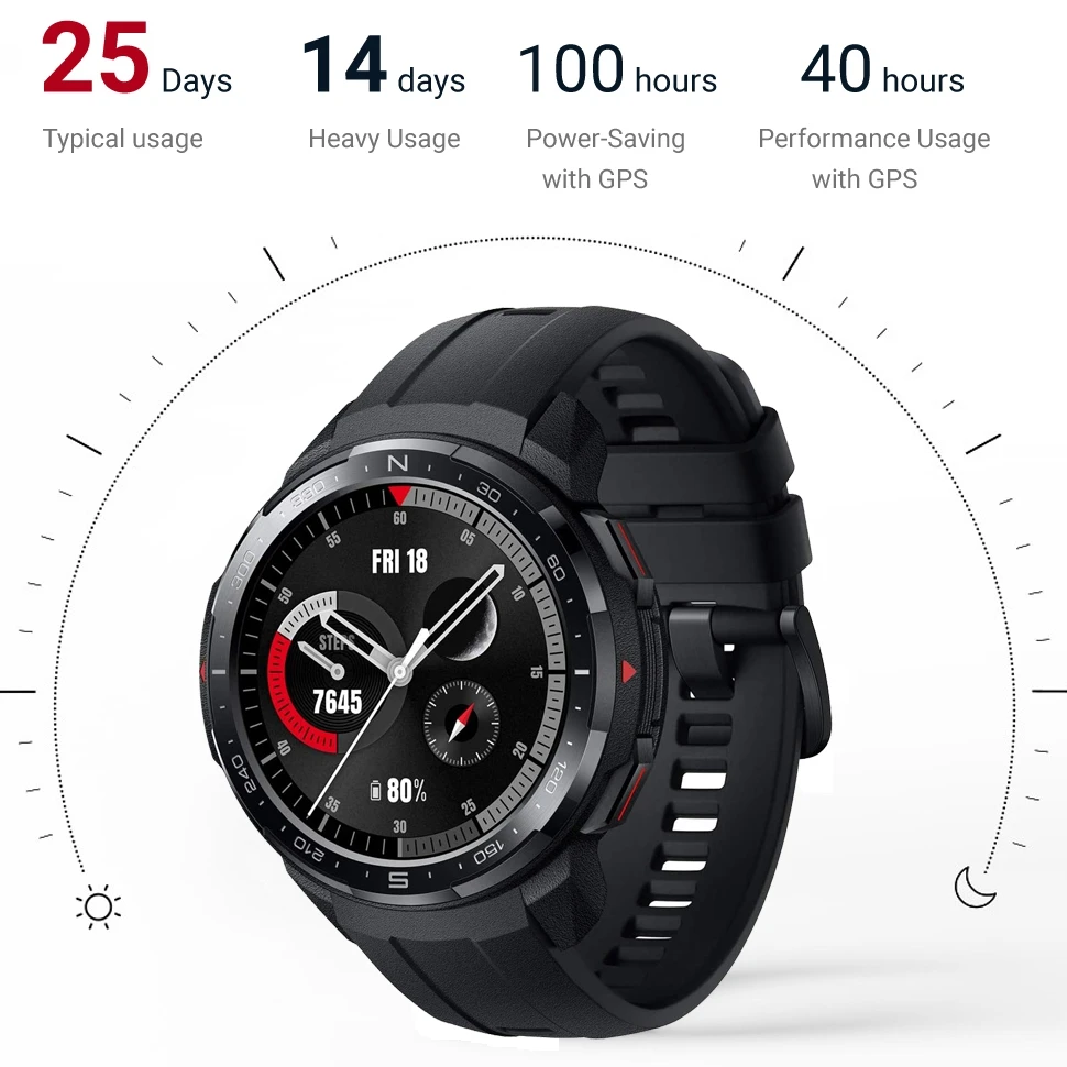 Смарт часы HONOR Watch GS Pro GPS маршрут SpO2 пульсометр|Смарт-часы| |