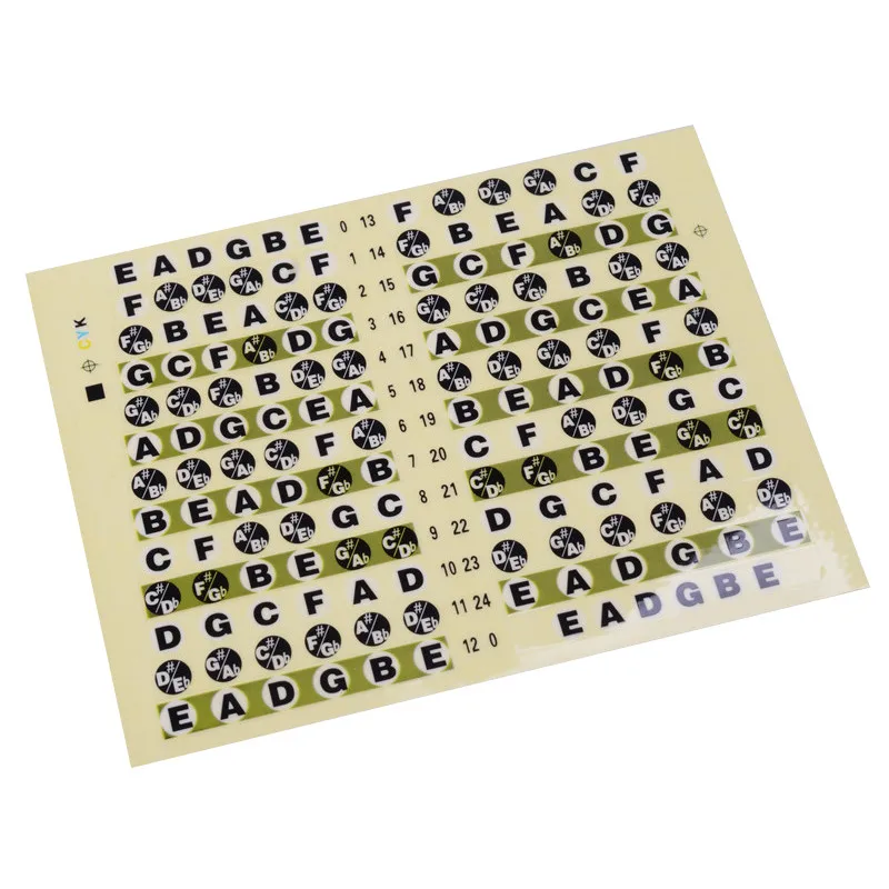 

Акустический гриф электрогитары ноты музыкальные наклейки/Стикеры для продажи, наклейка на шею Лада стикер на гитаре